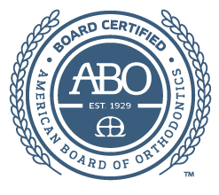 American Board of Orthodontics board-certified seal